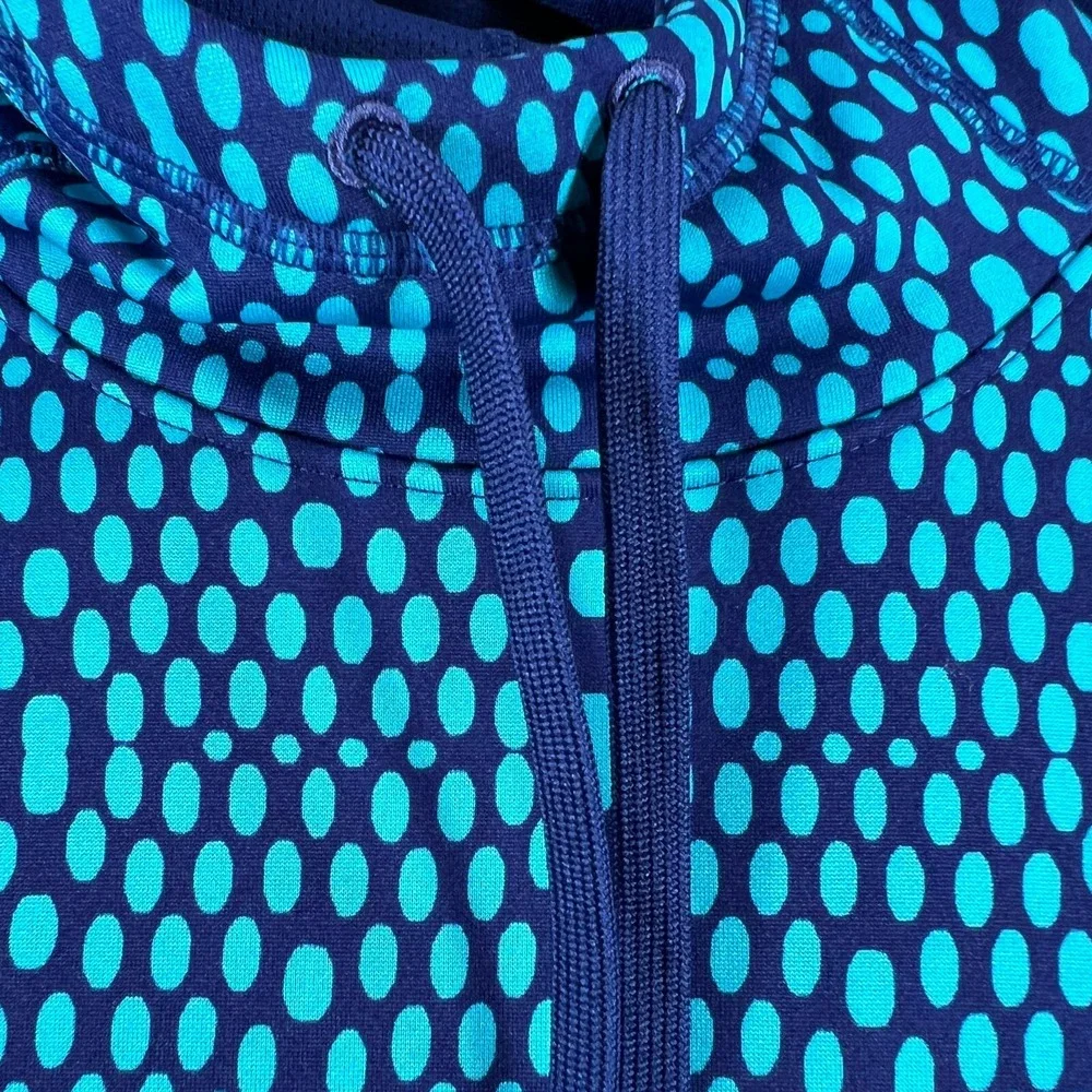 Nike Hoodie Sweatshirt Womens Medium Blue Long Sleeve Therma Fit Outdoor Casual